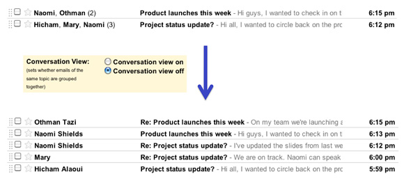 Gmail 'Conversation View'