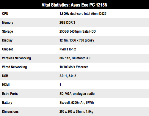 Asus Eee PC 1215N