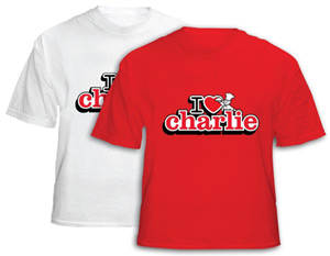 The Little Chef I Love Charlie t-shirt