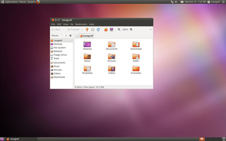 Ubuntu 10.10 desktop