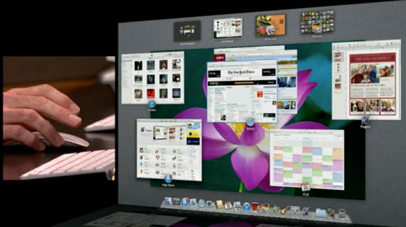 Mac OS X Lion's Mission Control feature