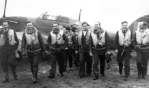 Our flyboy during the Battle of Britain