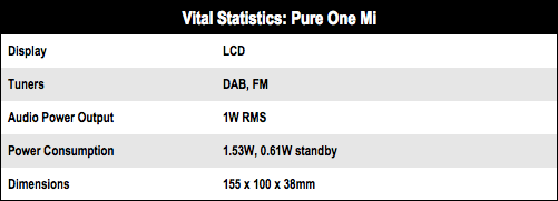 Pure One Mi portable DAB radio