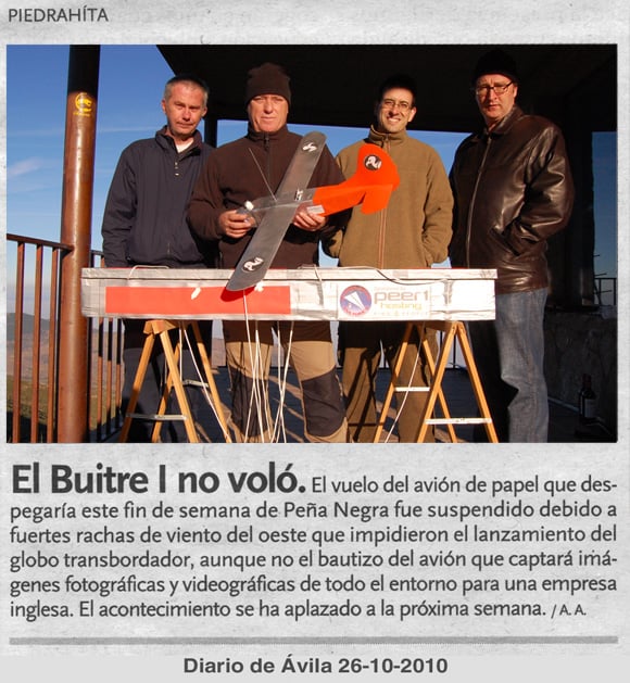 The PARIS team in the Diario de Avila