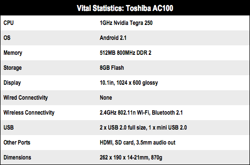 Toshiba AC100