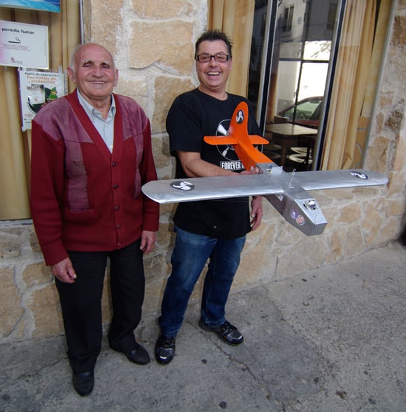 Tito and Guillermo with the Vulture 1