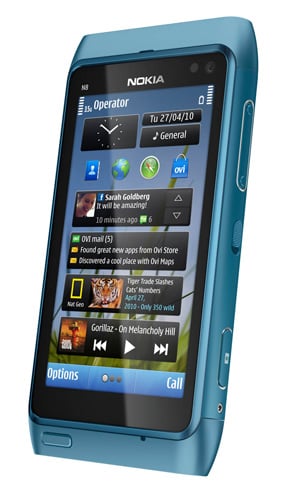 The new multimedia smartphone N8 of the company Nokia is presented