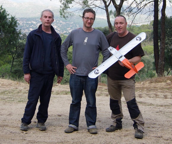 Steve, John and Lester with the Vulture 1