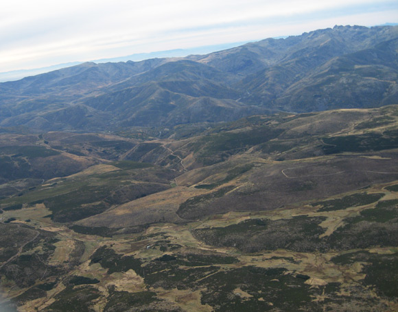 An aerial image of Spain from our Canon stills camera