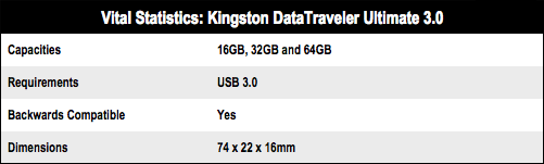 Kingston DataTraveler Ultimate 3.0