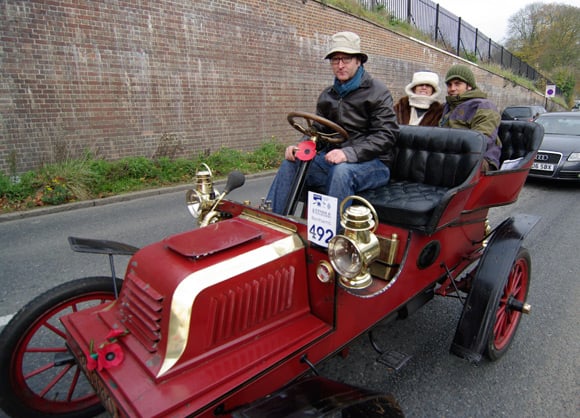 Stuck in traffic in Croydon