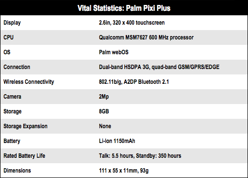 Palm Pixi Plus