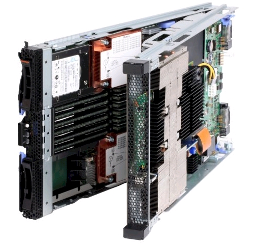 IBM GPU and HS22 Xeon blade server