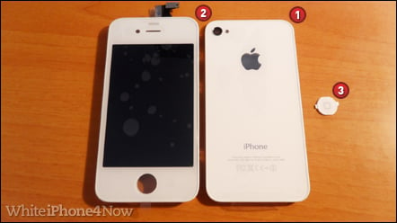 White iphone 4 conversion kit