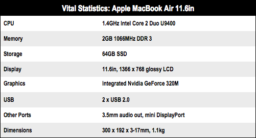 Apple MacBook Air 11.6in