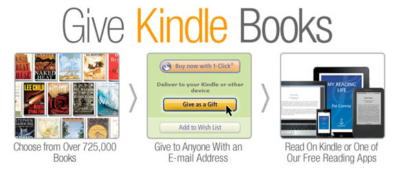 Kindle book-gifting service