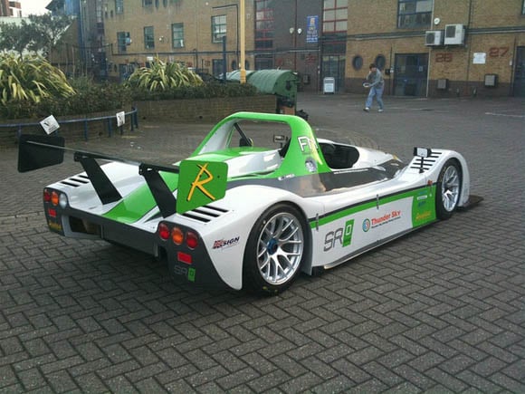 Racing Green Endurance team's SRZero electric car