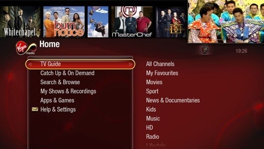 Virgin Media Tivo