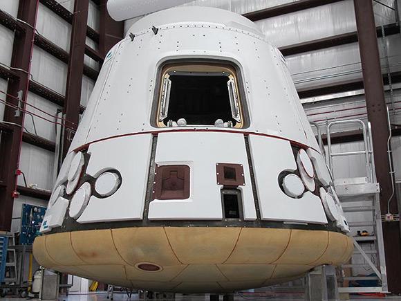 The Dragon Capsule. Pic: SpaceX