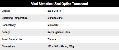Zeal Optics Transcend GPS Goggles
