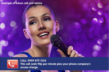 Ofcom example of on-screen pricing