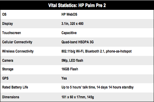 HP Palm Pre 2