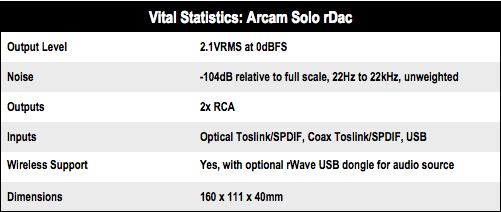 Arcam rDac