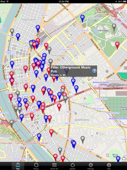 Budapest Party Locator