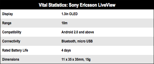 Sony Ericsson LiveView