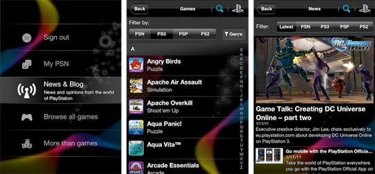 Playstation App for iPhone
