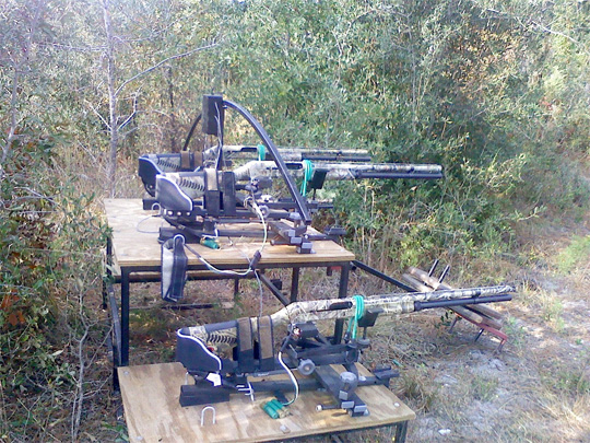 Web Controlled Gun Set-up Web Controlled Gun Set-up