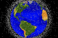 NASA graphic of space debris in low Earth orbit. Pic: NASA