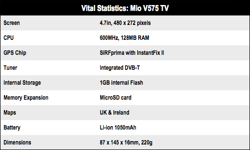 Mio V575 TV