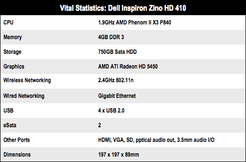 Dell Inspiron Zino Hd 410 The Register