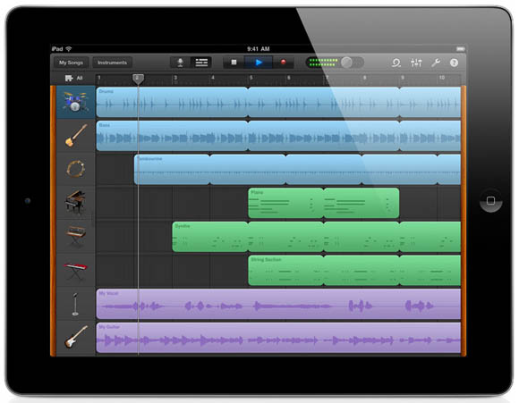 GarageBand for iPad