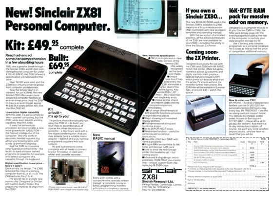 sinclair zx81 emulator windows