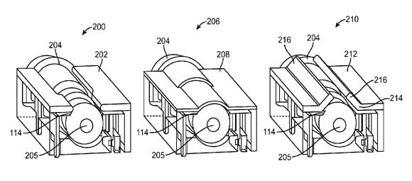 Apple 'Low Profile Plug' patent application illustration 