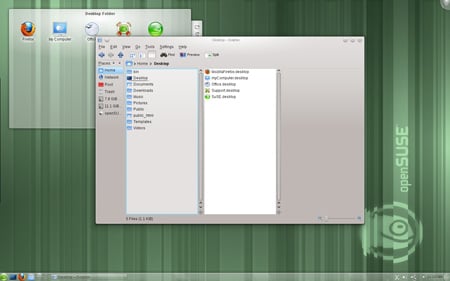 openSUSE KDE desktop2