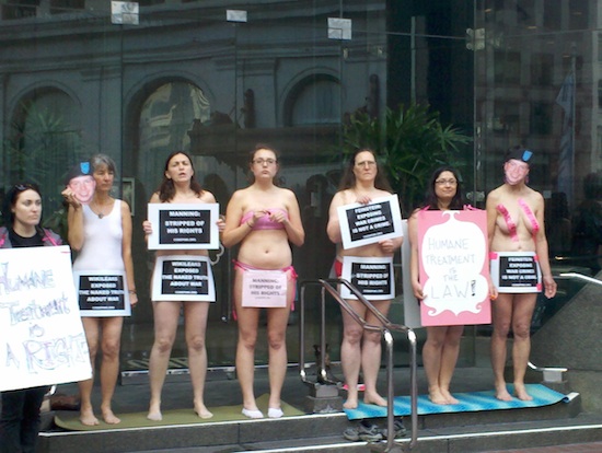 Supporters of Pfc. Bradley Manning