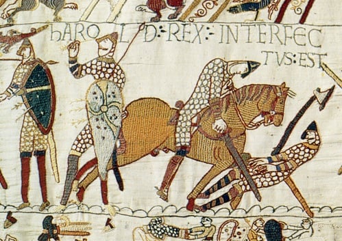Death of Harold on Bayeux Tapestry
