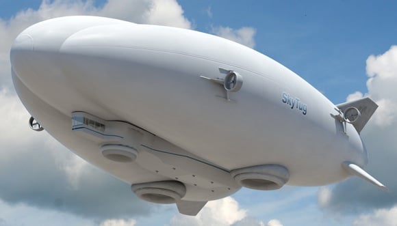 Concept of the 'Skytug' hybrid airship. Credit: Lockheed Martin