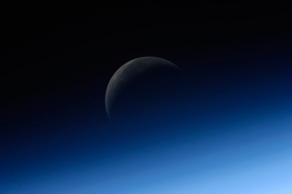 Doug Wheelock's photo of the Moon