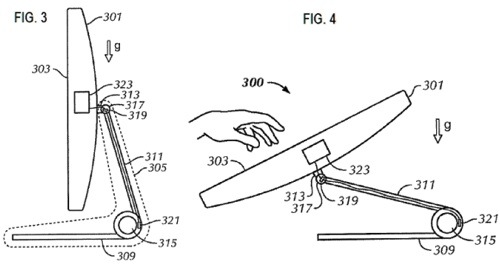 Apple's 2010 fold-down Mac patent filing-illustration
