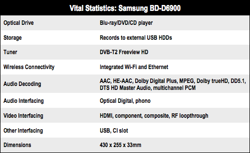 Samsung BD-D6900