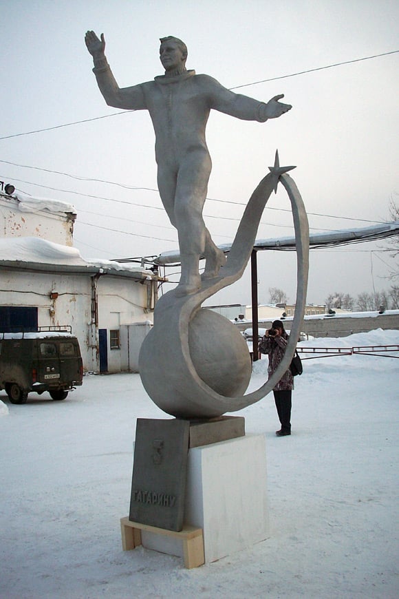The statue of Yuri Gagarin. Photo: Andrea Rose/British Council