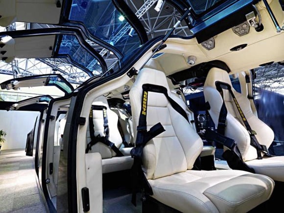 View of the Superbus with its doors open.Pic: Superbus