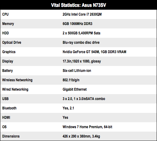 Asus N73SV