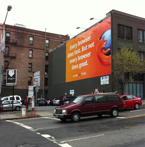Firefox billboard