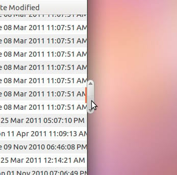 Ubuntu 11.04 – scrollbar