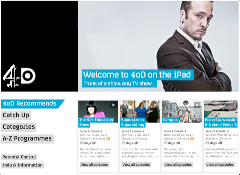 4oD on iPad